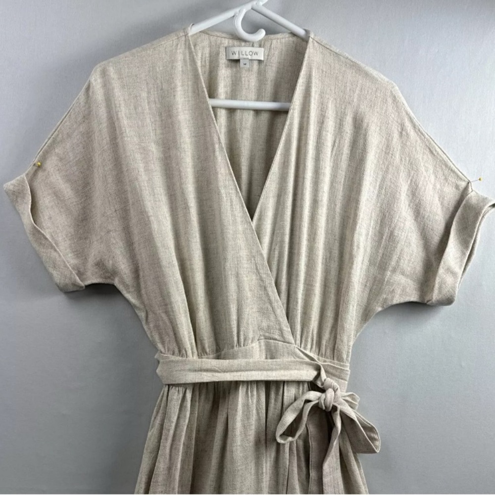 ANTHROPOLOGIE / WILLOW HELEN WRAP AROUND DRESS - Picture 4 of 9